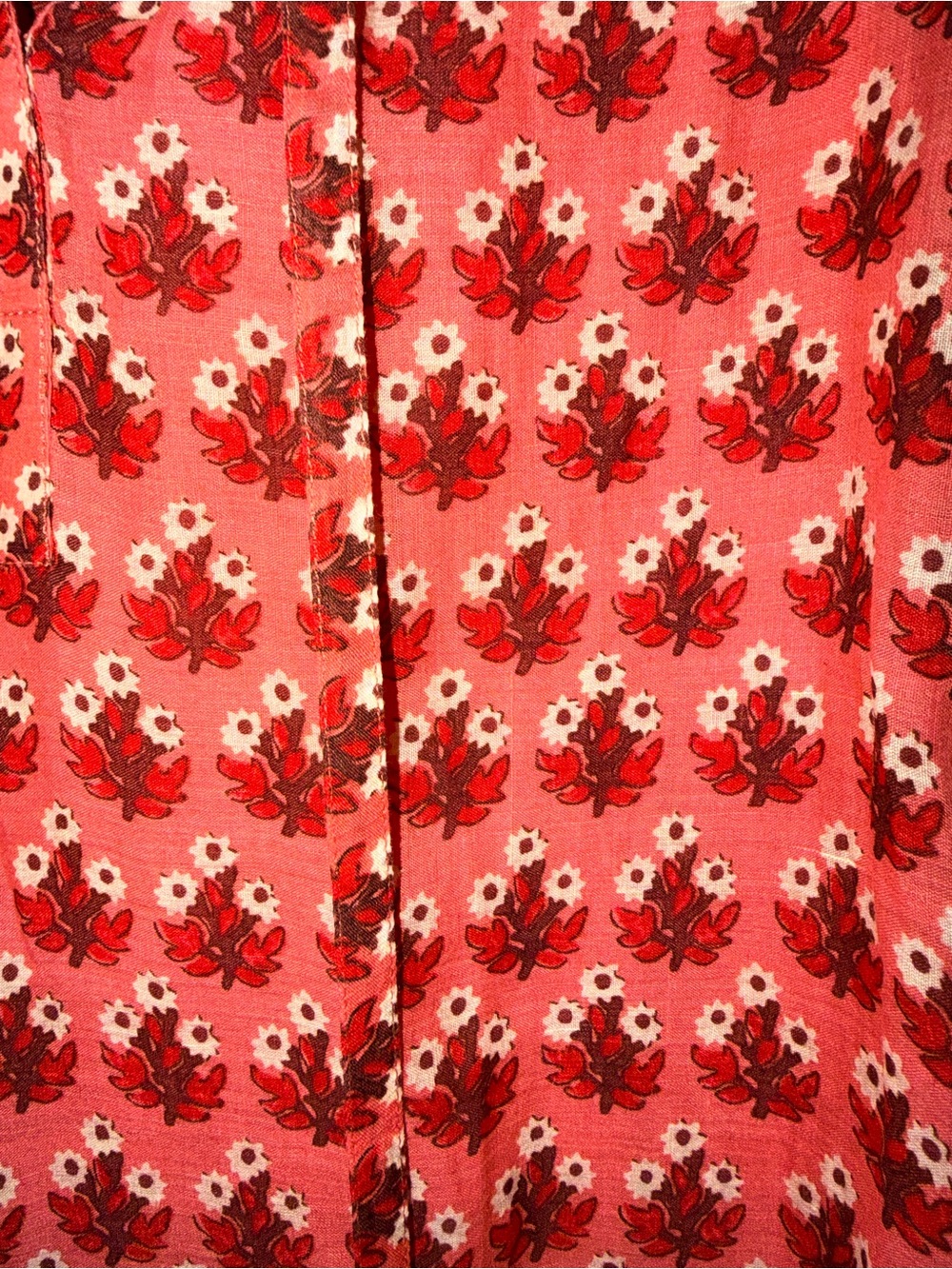 J.Crew Printed Pink V-Neck Tie-Waist Dress - Picture 10 of 11
